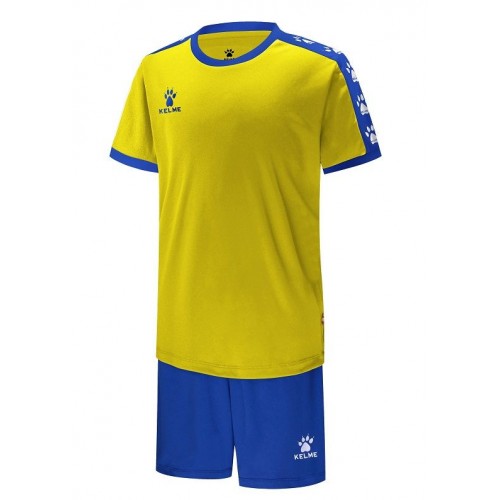 Комплект футбольньої форми  COLLEGUE жовто-синій  к/р дитячий 3883033.9714 Kelme COLLEGUE
