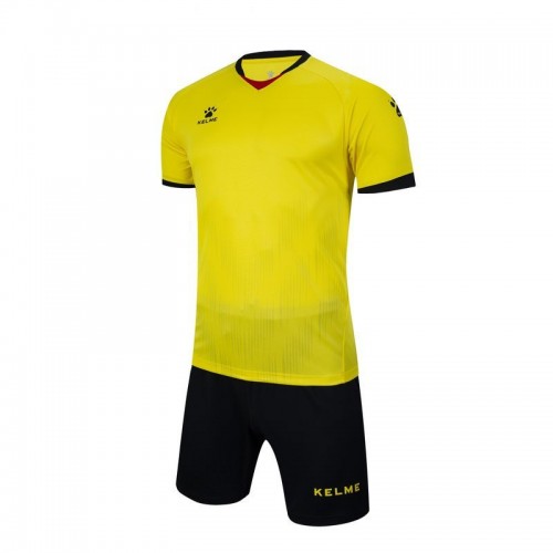 Комплект футбольньої форми жовто-чорний  к/р  3801096.9712 Kelme MIRIDA