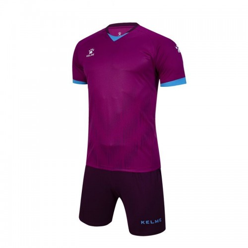 Комплект футбольньої форми фіолетово-білий  к/р  3801096.9508 Kelme MIRIDA