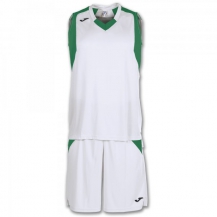 Комплект баскетбольної форми біло-зелений б/р  FINAL 101115.213 Kelme FINAL