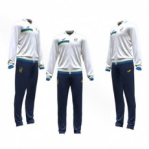 Спортивний костюм біло-т.синій  мікрофібра ФФУ AT101345A203 Kelme