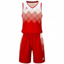 Комплект баскетбольної форми червоно-білий б/р 8052LB1001.9610 Kelme