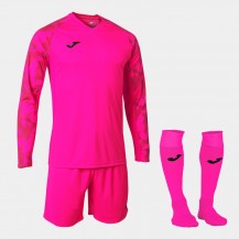 Комплект воротарської форми рожевий  д/р ZAMORA VII   (шорти+футболка+гетри) 102789.030 Joma ZAMORA VII