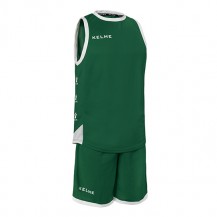 Комплект баскетбольної форми  зелено-білий  б/р   VITORIA 80803.0092 Kelme VITORIA