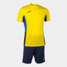Комплект жовто-т.синьо-синій футболка к/р і шорти DANUBIO II  103213.903 Joma DANUBIO