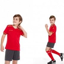 Комплект футбольної форми  червоно-сірий к/р дитячий SEGOVIA  8351ZB3158.9667 Kelme КОМПЛЕКТИ