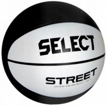 М'яч баскетбольний Select BASKETBALL STREET v23 біло-чорний Уні 5 Select