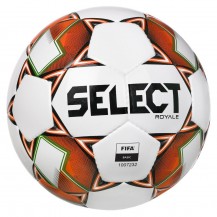 М'яч футбольний Select Royale FIFA Basic v22 біло-помаранчовий Уні 5 Select