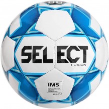 М'яч футбольний Select Fusion IMS біло-блакитний Уні 3 Select