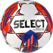 М'яч футбольний Select BRILLANT TRAINING DB v23 білий, червоний Уні 4 Select