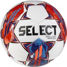 М'яч футбольний Select BRILLANT REPLICA v23 біло-червоний Уні 4 Select