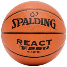 М'яч баскетбольний Spalding REACT TF-250 помаранчевий Уні 7 арт 76801Z Spalding