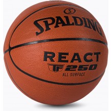 М'яч баскетбольний Spalding React TF-250 FIBA помаранчевий Уні 7 Spalding