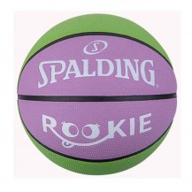 М'яч баскетбольний Spalding Rookie зелений, рожевий Уні 5 Spalding