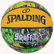 М'яч баскетбольний Spalding Graffitti жовтий, мультиколор Уні 7 Spalding