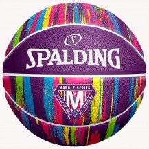 М'яч баскетбольний Spalding Marble Ball фіолетовий Уні 7 Spalding