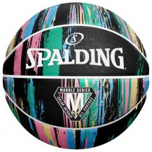 М'яч баскетбольний Spalding Marble Ball чорна пастель Уні 7 Spalding