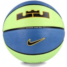 М'яч баскетбольний Nike PLAYGROUND 2.0 8P L JAMES DEFLATED LIME GLOW/BK/UNIVERSITY GOLD/BLACK size 7 Nike