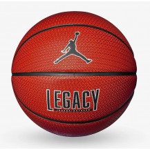 М'яч баскетбольний Nike JORDAN LEGACY 2.0 8P DEFLATED AMBER/BLACK/METALLIC SILVER/BLACK 06 Nike