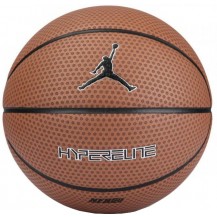 М'яч баскетбольний Nike JORDAN HYPER ELITE 8P DARK AMBER/BLACK/METALLIC SILVER/BLACK size 7 Nike