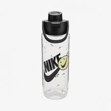 Пляшка Nike TR RENEW RECHARGE CHUG BOTTLE 24 OZ грфічний прозорий, чорний Уні 709 мл Nike