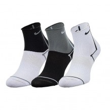 Шкарпетки Nike W NK EVERYDAY PLUS LTWT ANKLE чорний, білий, сірий Жін 34-38 Nike