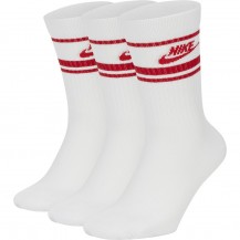 Шкарпетки Nike U NK NSW EVERYDAY ESSENTIAL CR 3PR білий, червоний Уні 34-38 Nike