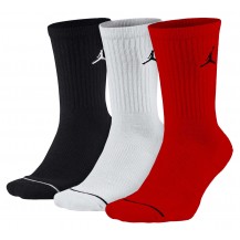 Шкарпетки Nike U JORDAN EVERYDAY MAX CREW 3PR чорний, білий, червоний Уні 38-42 Nike