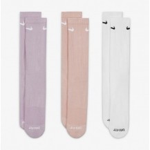 Шкарпетки Nike U NK EVERYDAY PLUS CUSH CREW білий, рожевий, фіолетовий Уні 42-46 Nike