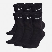 Шкарпетки Nike U NK ED PLS CSH CRW 6PR - 132 чорний Чол 34-38 Nike