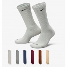 Шкарпетки Nike U NK ED PLS CSH CRW 6PR - 132 білий, сірий, синій, червоний, рожевий Чол 38-42 Nike
