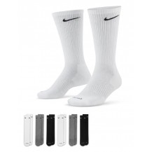 Шкарпетки Nike U NK ED PLS CSH CRW 6PR - 132 чорний, сірий, білий Чол 34-38 Nike