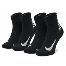 Шкарпетки Nike U NK MLTPLIER ANKLE 2PR - 144 чорний Уні 34-38 Nike