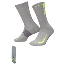 Шкарпетки Nike U NK MLTPLIER CRW 2PR - 144 сірий, салатовий Уні 34-38 Nike