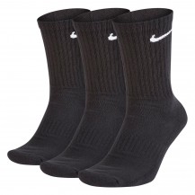Шкарпетки Nike U NK EVERYDAY CUSH CREW 3PR чорний Уні 34-38 Nike