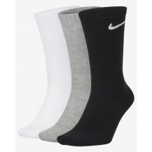 Шкарпетки Nike U NK EVERYDAY LTWT CREW 3PR чорний, білий, сірий Уні 46-50 Nike