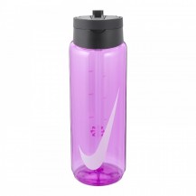 Пляшка NIKE TR RENEW RECHARGE STRAW BOTTLE 24 OZ рожевий, чорний, білий Уні 709 мл Nike