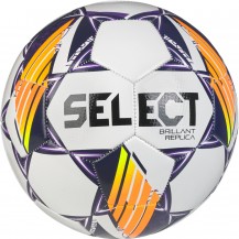 М'яч футбольний Select Brillant Replica v24 біло-фіолетовий Уні 4 Select