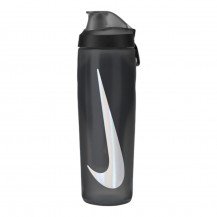 Пляшка Nike REFUEL BOTTLE LOCKING LID 24 OZ антрацит, чорний, сріблястий Уні 709 мл Nike