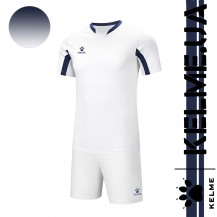 Комплект футбольної форми біло-т.синій   к/р LEON 7351ZB1129.9112 Kelme LEON