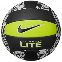 М'яч волейбольний  Nike ALL COURT LITE VOLLEYBALL DEFLATED BLACK/WHITE/ATOMIC GREEN/WHIT size 5 Nike