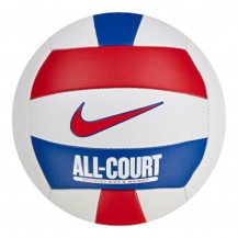 М'яч волейбольний  Nike ALL COURT LITE VOLLEYBALL DEFLATED WHITE/UNIVERSITY RED/GAME ROYAL/UN size 5 Nike