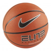 мяч баскетбольный Nike ELITE ALL COURT 8P 2.0 DEFLATED помаранчевий, чорний, сріблястий Уні 6 Nike