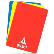 Картки арбітра Select Referee cards v24 (набір 3шт) червоний, жовтий, синій Уні 12х9 см Select