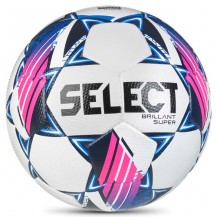 М'яч футбольний Select BRILLANT SUPER FIFA (HS) v24 синій, білий, чорний, малиновий Уні 5 Select