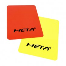 Набір карток рефері Meta Referee card set жовтий, червоний Уні 12х9 см Meta