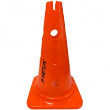 Конус для жердин та кілець Meta Training Cone with Holes & Slit помаранчевий Уні 30 см Meta КОНУСИ І ЖЕРДИНИ