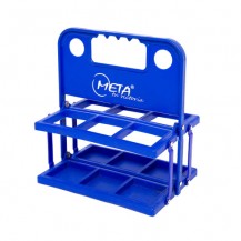 Контейнер пластиковий для пляшок Meta 6 Bottle Carrier Plastic Foldable синій Уні OFSM Meta