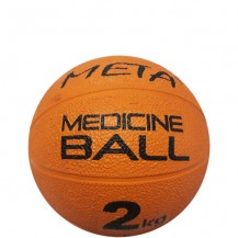 Медбол Meta Colour Medicine Ball 2 kg помаранчевий Уні 19,5 см Meta