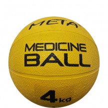 Медбол Meta Colour Medicine Ball 4 kg жовтий Уні 23 см Meta